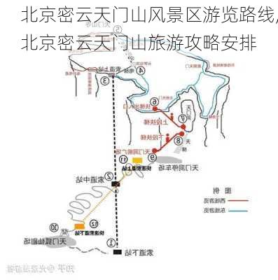 北京密云天门山风景区游览路线,北京密云天门山旅游攻略安排