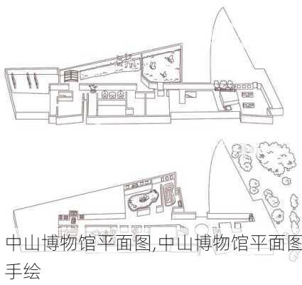 中山博物馆平面图,中山博物馆平面图手绘