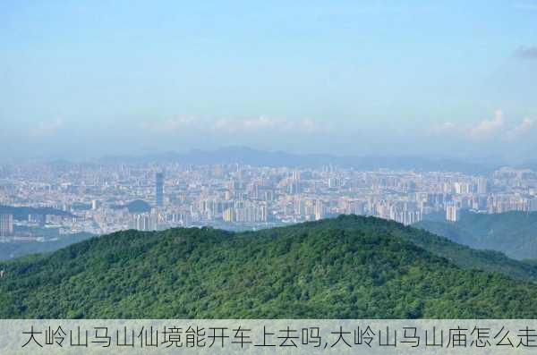 大岭山马山仙境能开车上去吗,大岭山马山庙怎么走