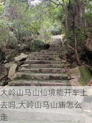 大岭山马山仙境能开车上去吗,大岭山马山庙怎么走