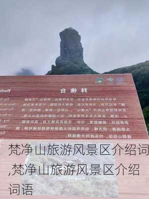 梵净山旅游风景区介绍词,梵净山旅游风景区介绍词语