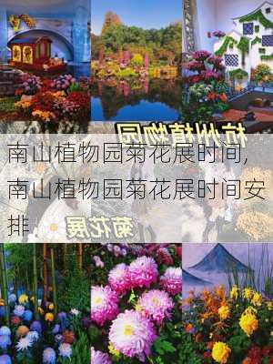 南山植物园菊花展时间,南山植物园菊花展时间安排