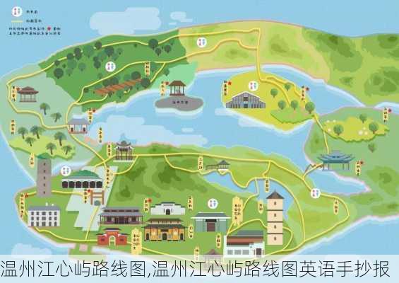 温州江心屿路线图,温州江心屿路线图英语手抄报