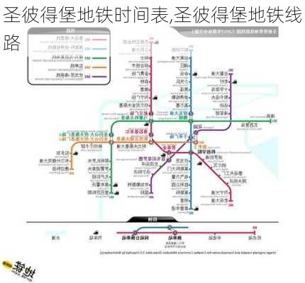 圣彼得堡地铁时间表,圣彼得堡地铁线路