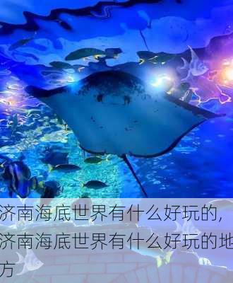 济南海底世界有什么好玩的,济南海底世界有什么好玩的地方