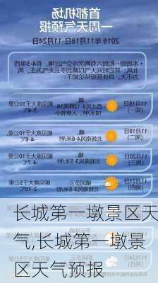 长城第一墩景区天气,长城第一墩景区天气预报