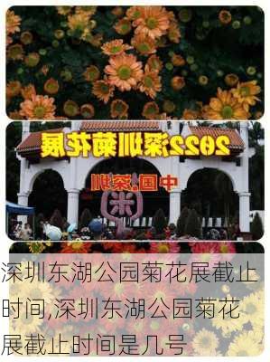 深圳东湖公园菊花展截止时间,深圳东湖公园菊花展截止时间是几号