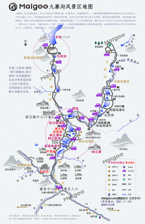 九寨沟路线图简单的,九寨沟路线图简单的图片