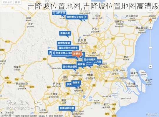 吉隆坡位置地图,吉隆坡位置地图高清版