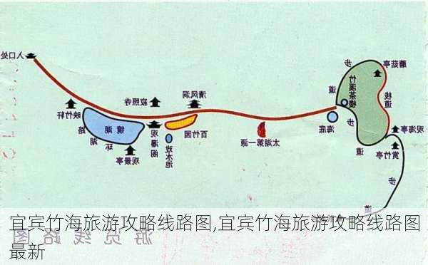 宜宾竹海旅游攻略线路图,宜宾竹海旅游攻略线路图最新