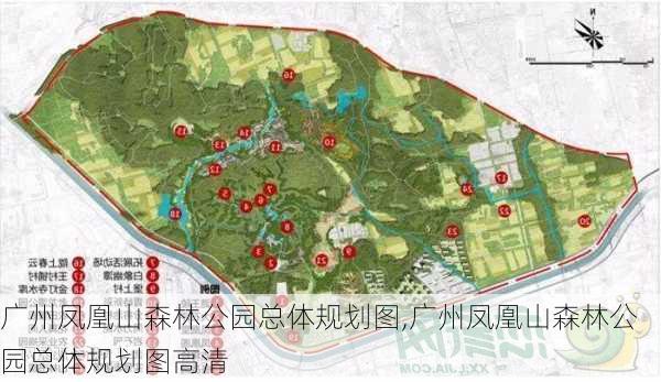 广州凤凰山森林公园总体规划图,广州凤凰山森林公园总体规划图高清