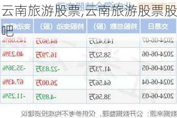 云南旅游股票,云南旅游股票股吧