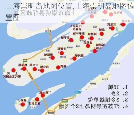 上海崇明岛地图位置,上海崇明岛地图位置图