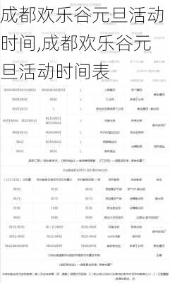 成都欢乐谷元旦活动时间,成都欢乐谷元旦活动时间表