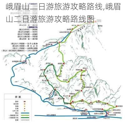 峨眉山二日游旅游攻略路线,峨眉山二日游旅游攻略路线图