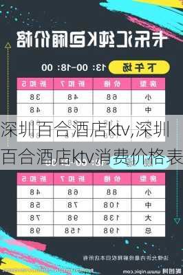 深圳百合酒店ktv,深圳百合酒店ktv消费价格表