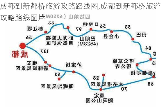 成都到新都桥旅游攻略路线图,成都到新都桥旅游攻略路线图片