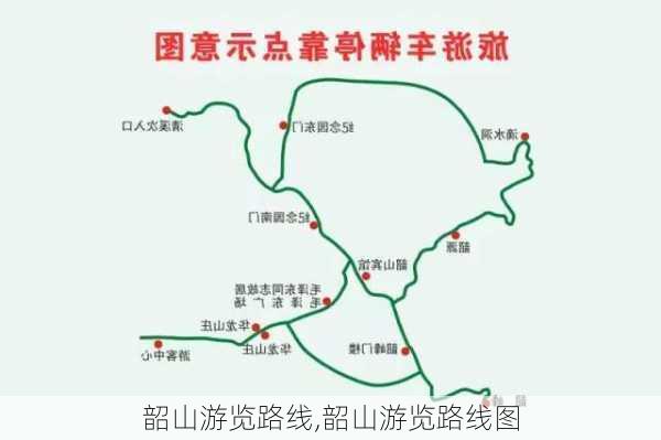 韶山游览路线,韶山游览路线图