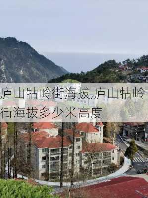 庐山牯岭街海拔,庐山牯岭街海拔多少米高度