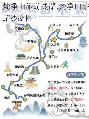 梵净山旅游线路,梵净山旅游线路图