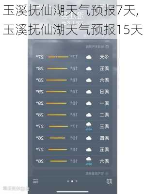 玉溪抚仙湖天气预报7天,玉溪抚仙湖天气预报15天