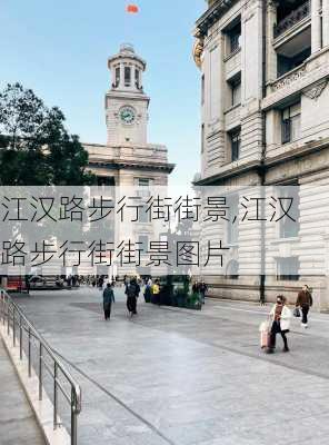 江汉路步行街街景,江汉路步行街街景图片