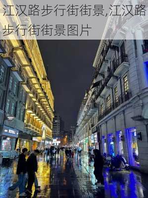 江汉路步行街街景,江汉路步行街街景图片