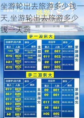 坐游轮出去旅游多少钱一天,坐游轮出去旅游多少钱一天啊