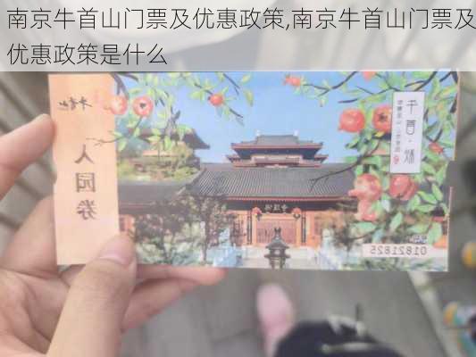 南京牛首山门票及优惠政策,南京牛首山门票及优惠政策是什么