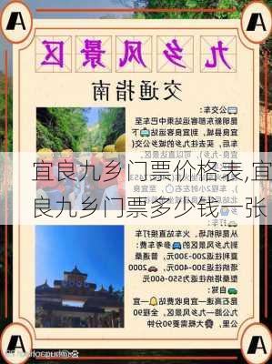 宜良九乡门票价格表,宜良九乡门票多少钱一张