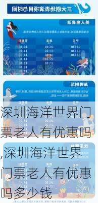 深圳海洋世界门票老人有优惠吗,深圳海洋世界门票老人有优惠吗多少钱